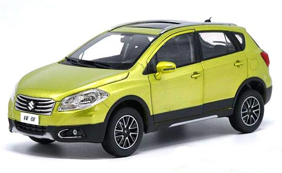 Diecast Suzuki S-Cross SUV Model 1:18 Scale Grass Green