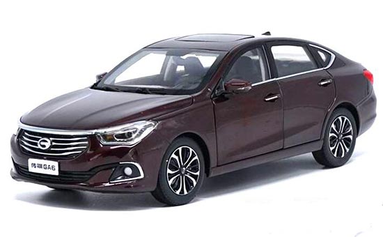 Diecast Trumpchi GA6 Model 1:18 Scale Wine Red