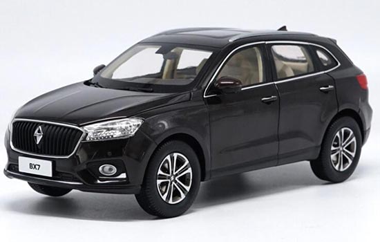 Diecast Borgward BX7 Model Brown / Gray 1:18 Scale