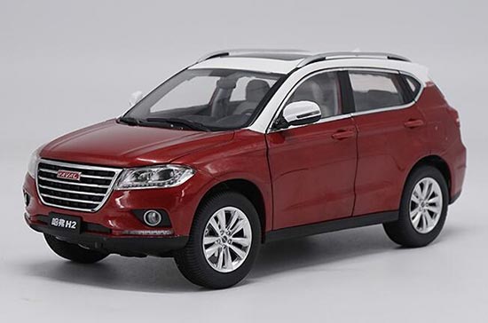 Diecast Haval H2 SUV Model Brown / Red / Blue 1:18 Scale