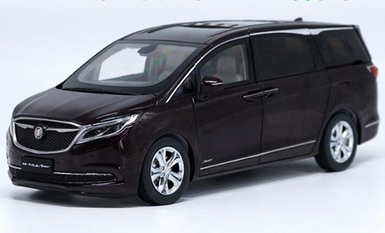 Diecast Buick GL8 Avenir MPV Model 1:18 Scale Deep Purple