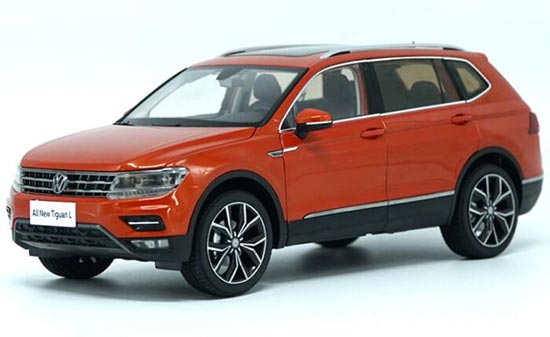 Diecast 2017 Volkswagen Tiguan L SUV Model 1:18 Scale