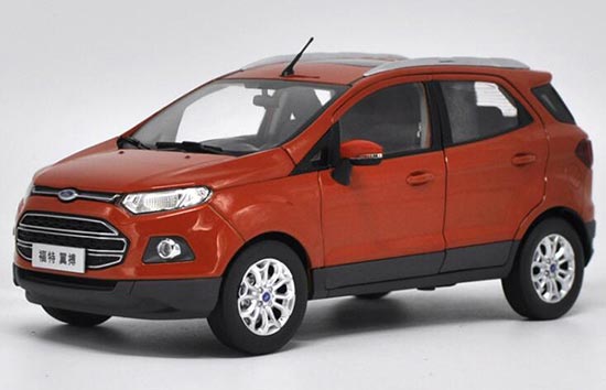 Diecast Ford Ecosport SUV Model 1:18 Scale Orange