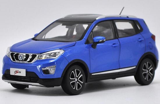 Diecast Changan CS15 SUV Model 1:18 Scale White / Blue / Orange