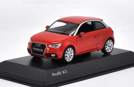 Diecast Audi A1 Model 1:43 Scale Red / Black