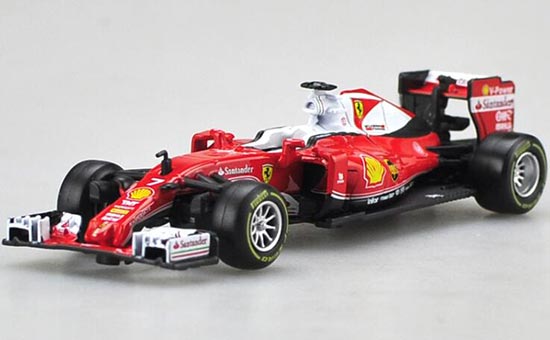 Diecast Ferrari SF16-H Model Red 1:43 Scale NO.7 By Bburago