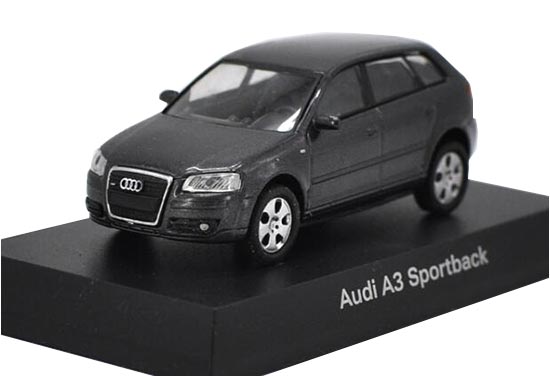 Diecast Audi A3 Sportback Model 1:64 Red / Gray By Kyosho