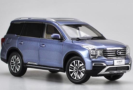 Diecast 2017 Trumpchi GS8 SUV Model 1:18 Black / Blue / White