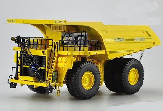 Diecast XEMC SF35100 Haul Truck Model 1:60 Scale Yellow