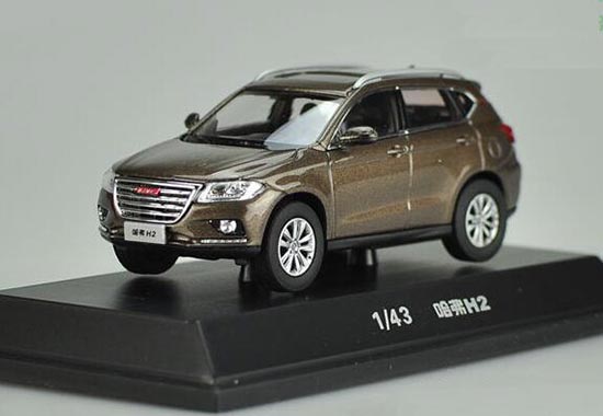 Diecast Haval H2 SUV Model 1:43 Scale Red / Brown