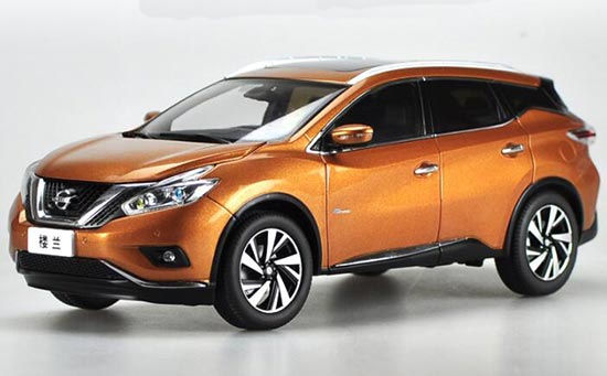 Diecast 2015 Nissan Murano SUV Model 1:18 Scale Orange