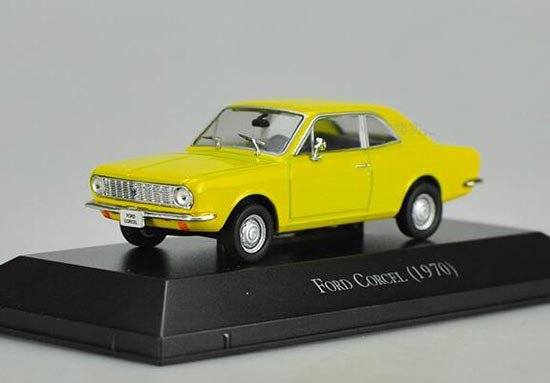 Diecast 1970 Ford Corcel Model 1:43 Scale Yellow By IXO