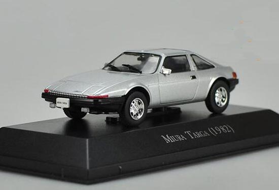 Diecast 1982 Lamborghini Miura Targa Model 1:43 Silver By IXO