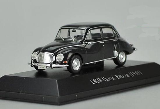 Diecast 1965 DKW Vemag Belcar Model 1:43 Scale Black By IXO