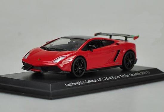 Diecast 2011 Lamborghini Gallardo LP570-4 Model Red 1:43 By IXO