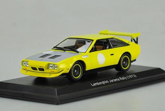 Diecast 1973 Lamborghini Jarama Rally Model 1:43 Yellow By IXO