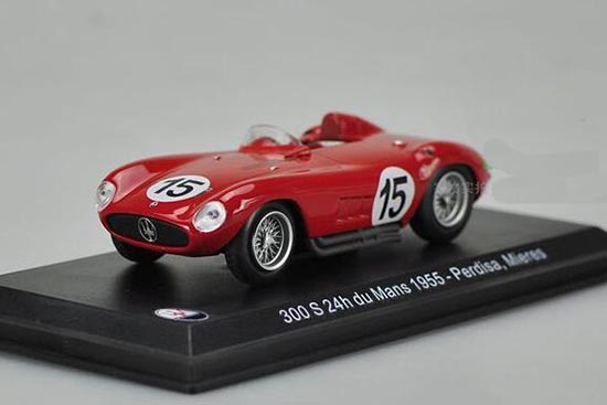Diecast Maserati 300S Model 1:43 Scale Red By IXO