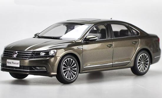 Diecast Volkswagen New Passat Model 1:18 Scale Black / Brown