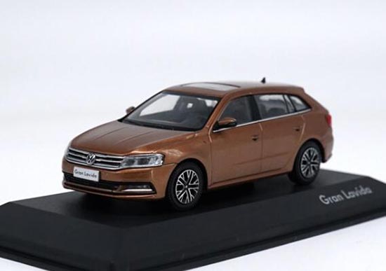 Diecast Volkswagen Gran Lavida Model 1:43 Scale Blue / Brown