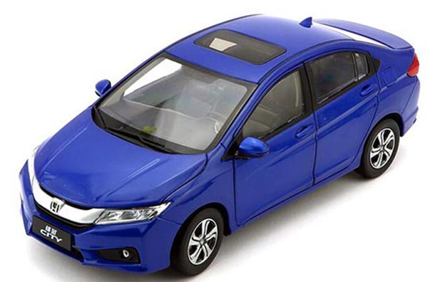 Diecast Honda City Model 1:18 Scale White / Blue