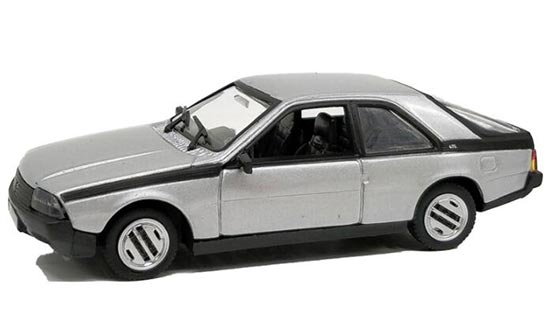 Diecast Renault Fuego Model 1:43 Scale Silver