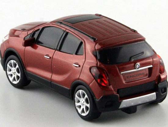 Diecast Buick Encore Model 187 Scale Red / White / Orange