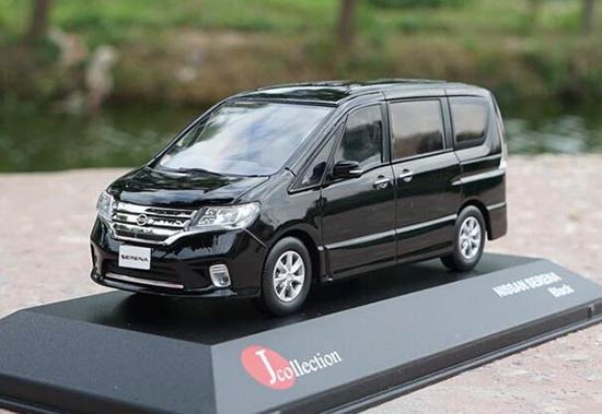 Diecast Nissan Serena Model Black 1:43 Scale By J-Collection