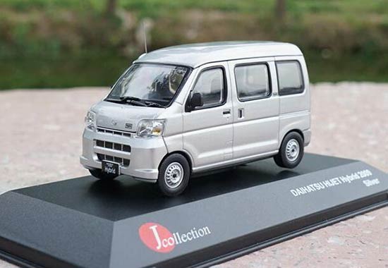 Diecast Daihatsu Hijet Hybrid Model Silver 1:43 By J-Collection