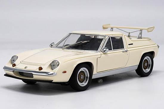 Diecast Lotus Sport Car Model 1:18 Scale Creamy White By Kyosho
