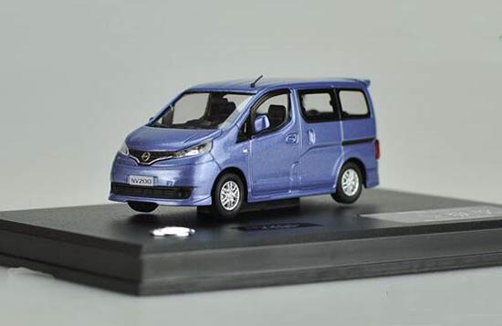 Diecast Nisan NV200 Model 1:43 Scale Orange / Black / Blue