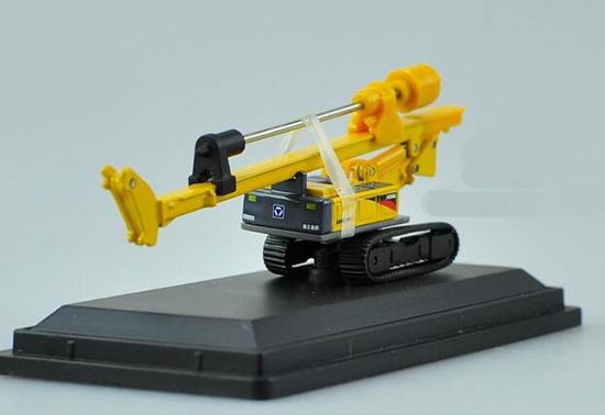 Diecast XCMG XR220 Rotary Drilling Rig Model 1:87 Scale Yellow