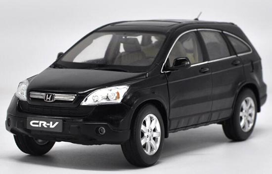 Diecast Honda CR-V SUV Model Black / Blue 1:18 Scale