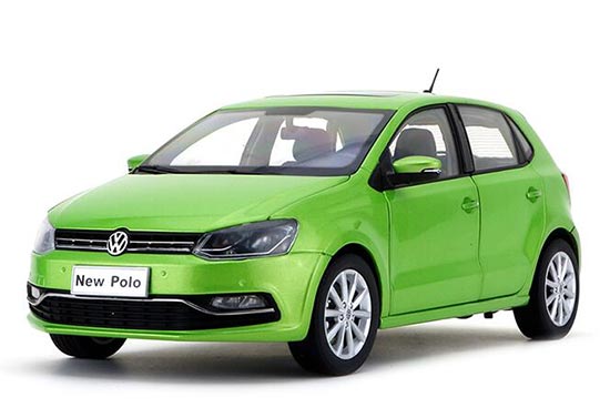 Diecast Volkswagen New Polo Model 1:18 Scale Red /Green /Yellow