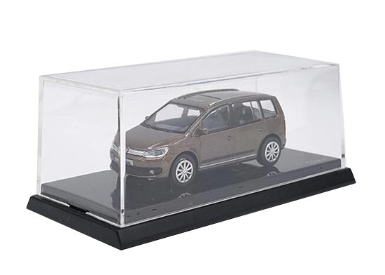 Diecast Volkswagen New Touran Model Brown 1:64 Scale