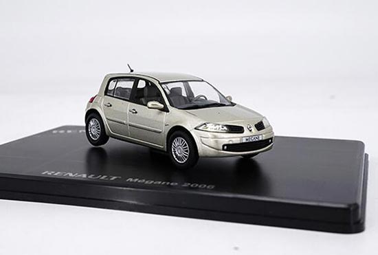 Diecast Renault Megane 2006 Model 1:43 Scale Champagne