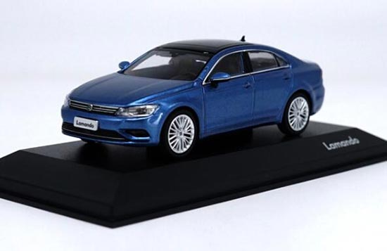 Diecast Volkswagen Lamando Model 1:43 Scale White / Blue