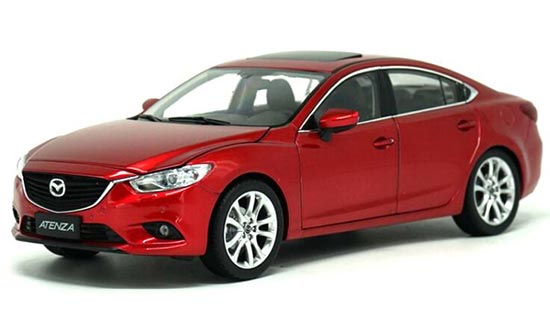 Diecast Mazda Atenza Model 1:18 Scale Red / White