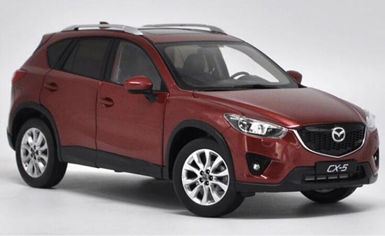 Diecast Mazda CX-5 Model 1:18 Scale Red / Blue