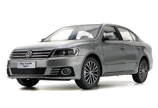 Diecast Volkswagen New Lavida Sport Model 1:18 Scale Silver