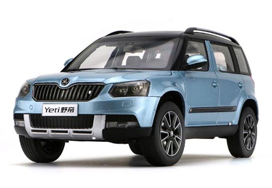 Diecast Skoda Yeti SUV Model 1:18 White / Blue / Brown / Gray