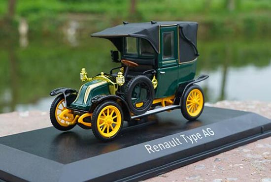 Diecast Renault Type AG Model Green 1:43 Scale