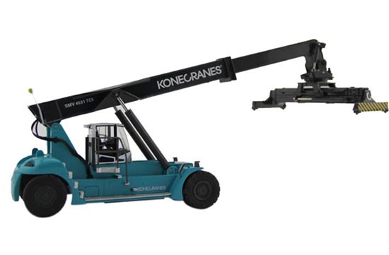 Diecast Konecranes SMV 4531 TC5 Reach Stacker Model 1:50 Blue