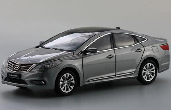 Diecast Hyundai Azera Grandeur Model 1:18 Scale White / Silver