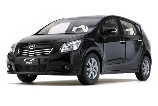 Diecast Toyota EZ Verso Model White / Black / Silver 1:18 Scale