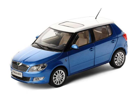 Diecast Skoda Fabia Model 1:18 Scale Red / Blue / Orange