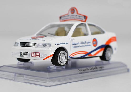 Diecast Nissan Sunny 1:43 White Emirates Driving Institute