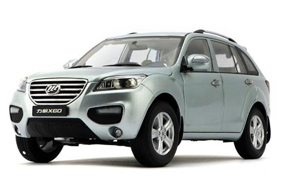 Diecast Lifan X60 SUV Model 1:18 Scale White / Silver