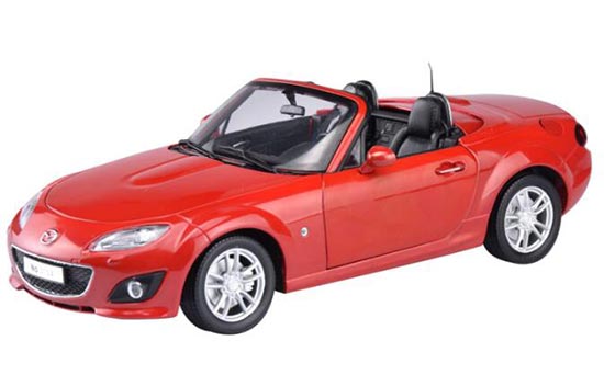 Diecast Mazda MX-5 Model 1:18 Scale Red