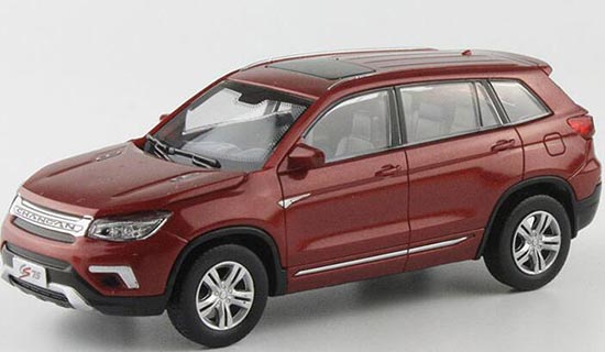 ABS Changan CS75 Model 1:43 Scale White / Red