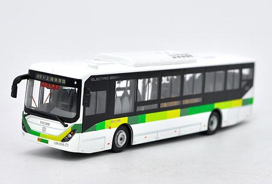 Diecast SunWin Shanghai City Bus Model 1:64 Scale NO.49